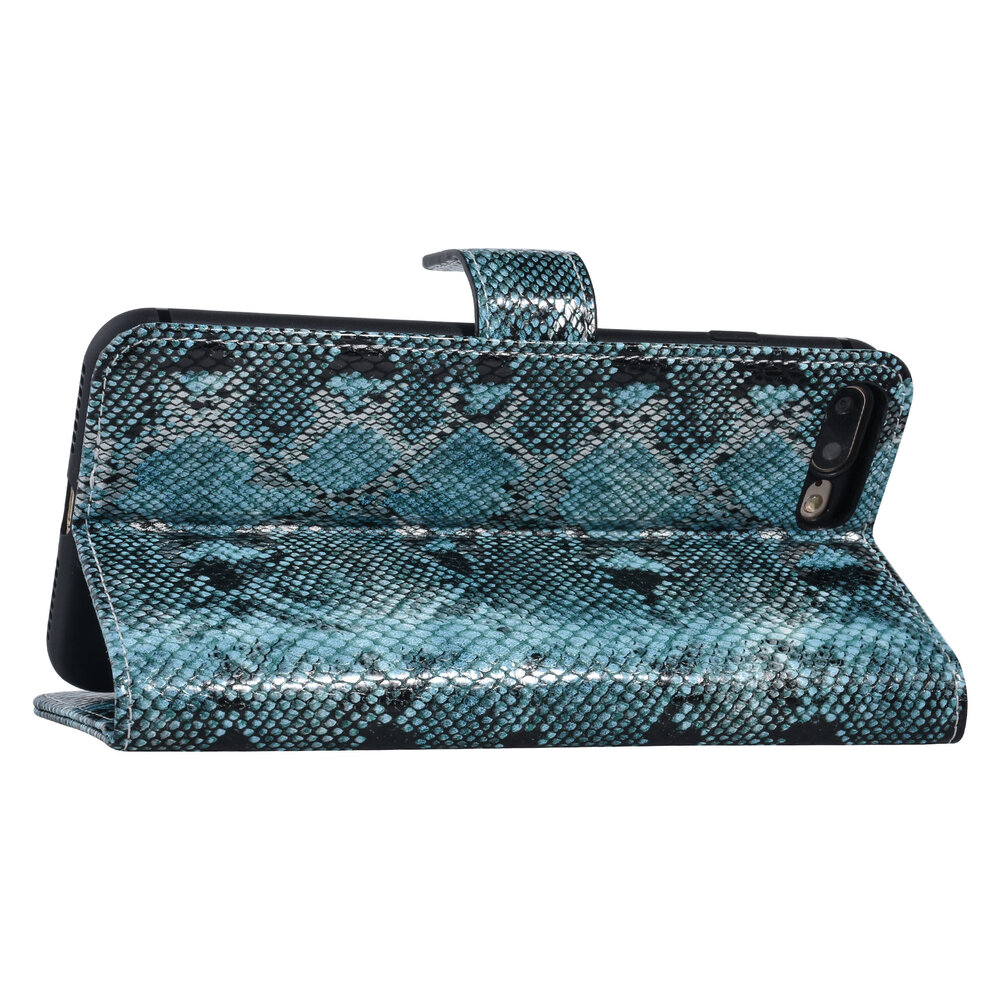UNIQ Accessory UNIQ Accessory Apple iPhone 7-8 Plus Black and Green Snakeskin Book type case UNIQ Accessory UNIQ Accessory Apple iPhone 7-8 Plus Black and Green Snakeskin Book type case
