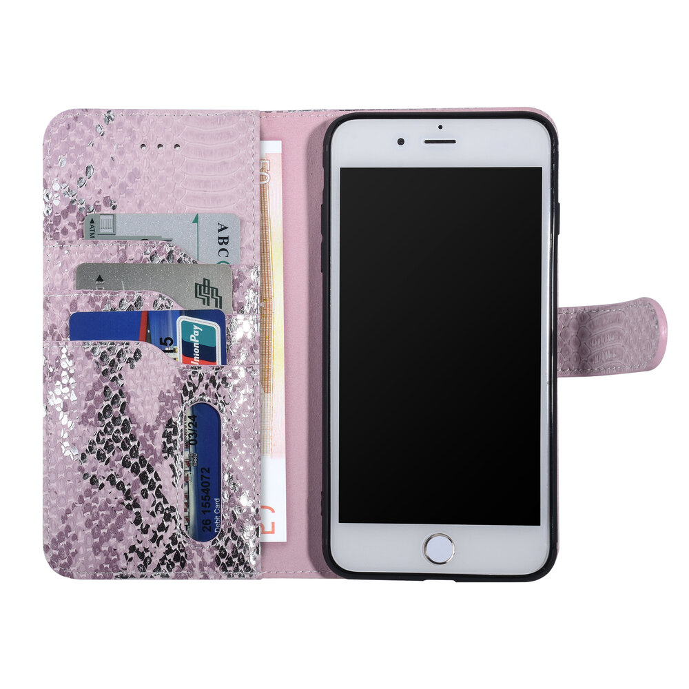 UNIQ Accessory UNIQ Accessory Apple iPhone 7-8 Plus Pink Snakeskin Book type case UNIQ Accessory UNIQ Accessory Apple iPhone 7-8 Plus Pink Snakeskin Book type case
