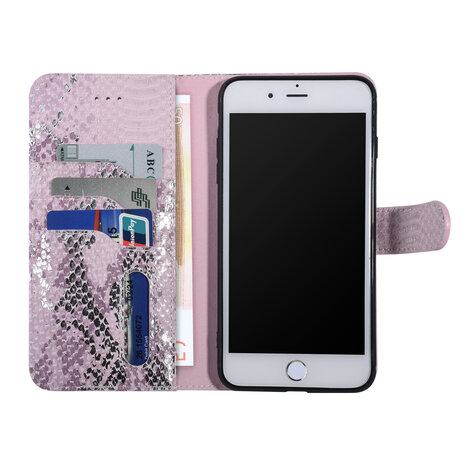 UNIQ Accessory UNIQ Accessory Apple iPhone 7-8 Plus Pink Snakeskin Book type case UNIQ Accessory UNIQ Accessory Apple iPhone 7-8 Plus Pink Snakeskin Book type case