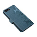 UNIQ Accessory UNIQ Accessory Turquoise Slangenleer hoesje voor iPhone 7-8 Plus - Book Case UNIQ Accessory UNIQ Accessory Turquoise Slangenleer hoesje voor iPhone 7-8 Plus - Book Case