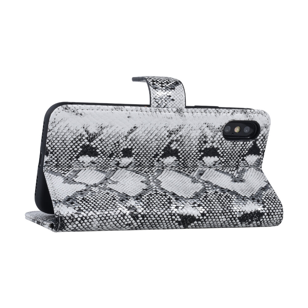 UNIQ Accessory UNIQ Accessory Apple iPhone X-Xs Black and White Snakeskin Book type case