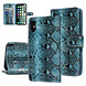 UNIQ Accessory UNIQ Accessory iPhone X-Xs Noir et Vert Peau de serpent Book type housse UNIQ Accessory UNIQ Accessory iPhone X-Xs Noir et Vert Peau de serpent Book type housse