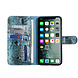 UNIQ Accessory UNIQ Accessory iPhone X-Xs Noir et Vert Peau de serpent Book type housse UNIQ Accessory UNIQ Accessory iPhone X-Xs Noir et Vert Peau de serpent Book type housse