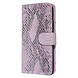 UNIQ Accessory UNIQ Accessory Roze Slangenleer hoesje voor iPhone X-Xs - Book Case UNIQ Accessory UNIQ Accessory Roze Slangenleer hoesje voor iPhone X-Xs - Book Case