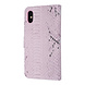 UNIQ Accessory UNIQ Accessory Roze Slangenleer hoesje voor iPhone X-Xs - Book Case UNIQ Accessory UNIQ Accessory Roze Slangenleer hoesje voor iPhone X-Xs - Book Case