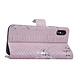 UNIQ Accessory UNIQ Accessory Roze Slangenleer hoesje voor iPhone X-Xs - Book Case UNIQ Accessory UNIQ Accessory Roze Slangenleer hoesje voor iPhone X-Xs - Book Case