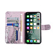 UNIQ Accessory UNIQ Accessory Roze Slangenleer hoesje voor iPhone X-Xs - Book Case UNIQ Accessory UNIQ Accessory Roze Slangenleer hoesje voor iPhone X-Xs - Book Case
