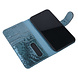 UNIQ Accessory UNIQ Accessory Turquoise Slangenleer hoesje voor iPhone X-Xs - Book Case UNIQ Accessory UNIQ Accessory Turquoise Slangenleer hoesje voor iPhone X-Xs - Book Case