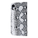 UNIQ Accessory UNIQ Accessory iPhone XR Noir et Blanc Peau de serpent Book type housse UNIQ Accessory UNIQ Accessory iPhone XR Noir et Blanc Peau de serpent Book type housse