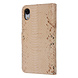 UNIQ Accessory UNIQ Accessory Goud Slangenleer hoesje voor iPhone XR - Book Case UNIQ Accessory UNIQ Accessory Goud Slangenleer hoesje voor iPhone XR - Book Case