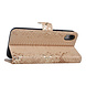 UNIQ Accessory UNIQ Accessory Goud Slangenleer hoesje voor iPhone XR - Book Case UNIQ Accessory UNIQ Accessory Goud Slangenleer hoesje voor iPhone XR - Book Case