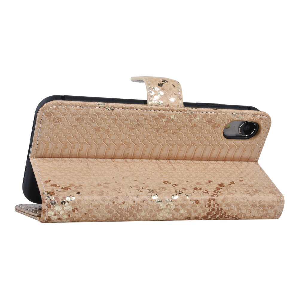 UNIQ Accessory UNIQ Accessory iPhone XR Or Peau de serpent Book type housse UNIQ Accessory UNIQ Accessory iPhone XR Or Peau de serpent Book type housse