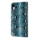 UNIQ Accessory UNIQ Accessory Apple iPhone XR Black and Green Snakeskin Book type case UNIQ Accessory UNIQ Accessory Apple iPhone XR Black and Green Snakeskin Book type case