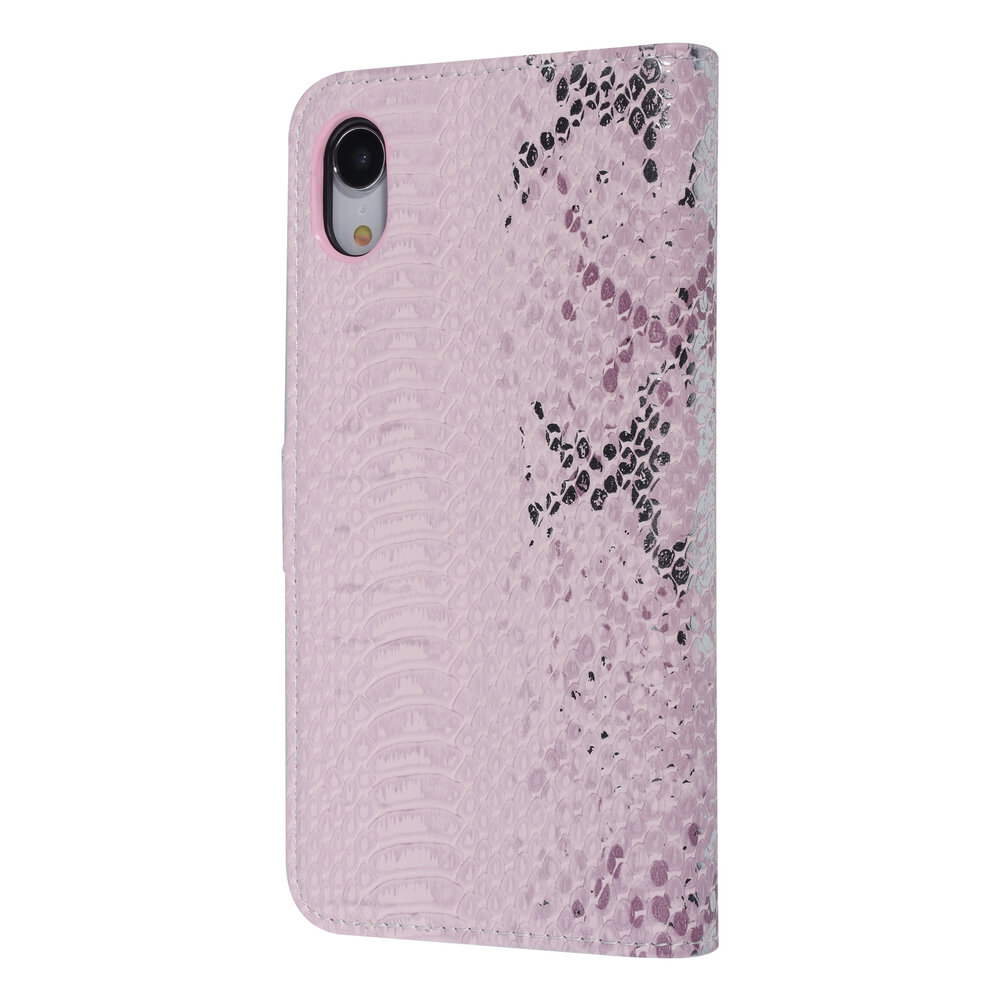 UNIQ Accessory UNIQ Accessory Apple iPhone XR Pink Snakeskin Book type case UNIQ Accessory UNIQ Accessory Apple iPhone XR Pink Snakeskin Book type case