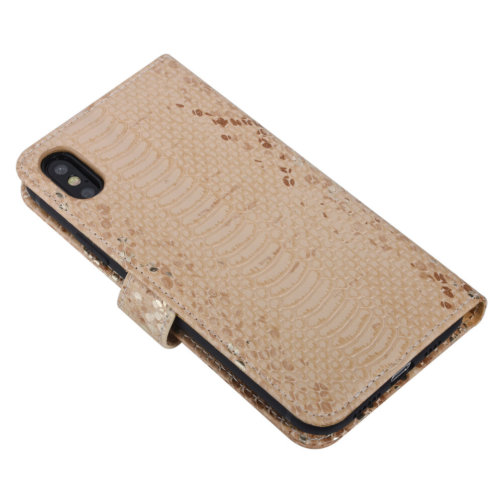 UNIQ Accessory UNIQ Accessory iPhone Xs Max Or Peau de serpent Book type housse UNIQ Accessory UNIQ Accessory iPhone Xs Max Or Peau de serpent Book type housse