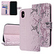 UNIQ Accessory UNIQ Accessory Roze Slangenleer hoesje voor iPhone Xs Max - Book Case UNIQ Accessory UNIQ Accessory Roze Slangenleer hoesje voor iPhone Xs Max - Book Case