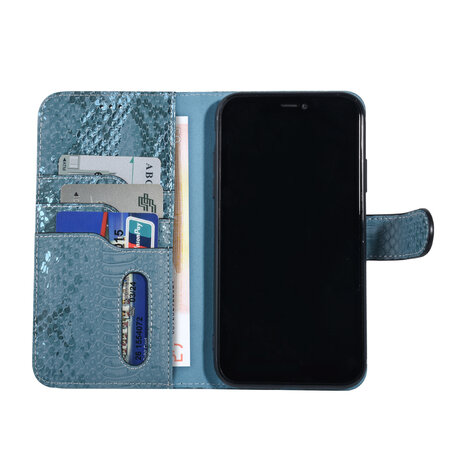 UNIQ Accessory UNIQ Accessory iPhone Xs Max Grün Schlangenhaut Book-Case hul UNIQ Accessory UNIQ Accessory iPhone Xs Max Grün Schlangenhaut Book-Case hul