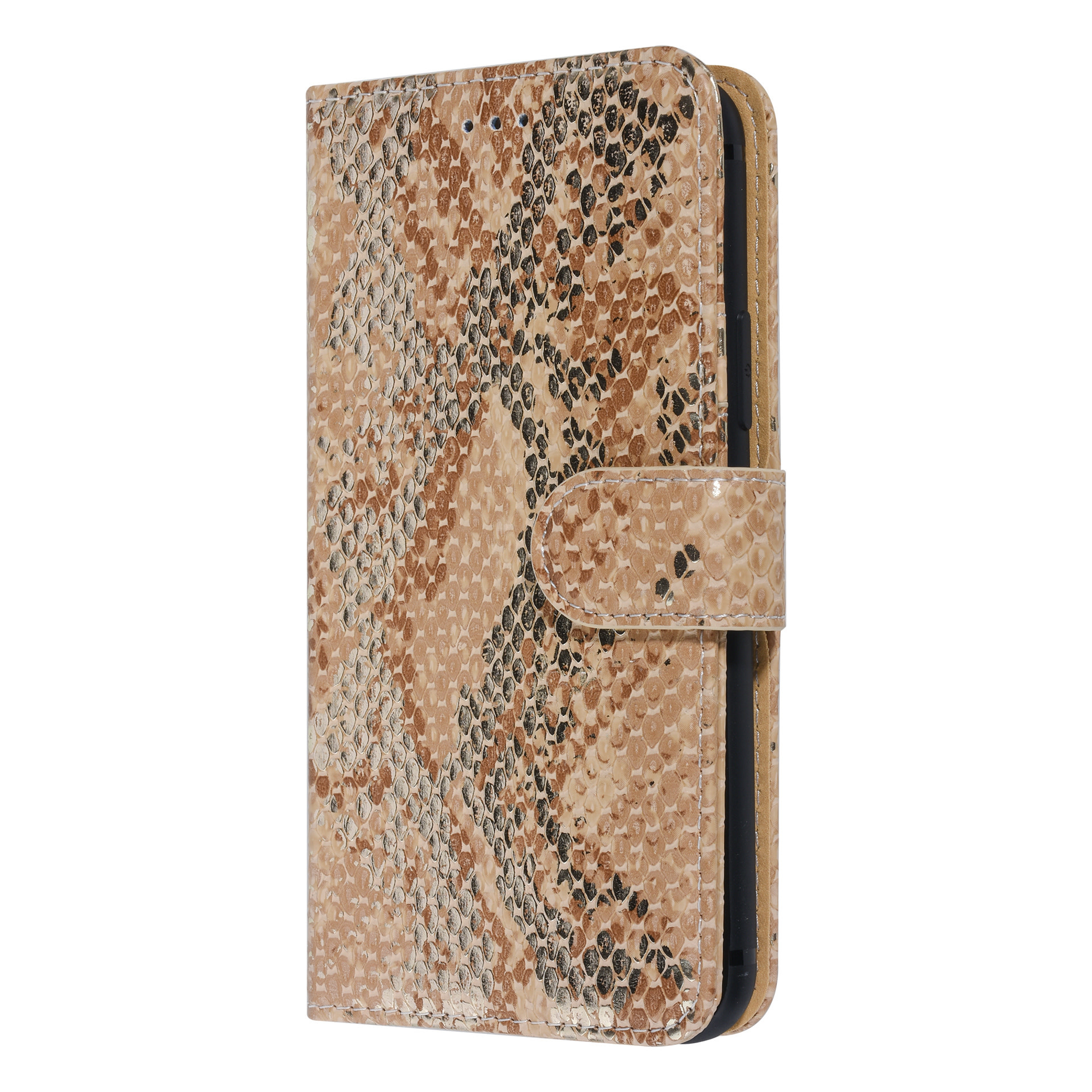 UNIQ Accessory UNIQ Accessory Goud Slangenleer hoesje voor iPhone 11 Pro - Book Case, foto 2 van 6