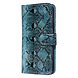 UNIQ Accessory UNIQ Accessory Zwart en Blauw Slangenleer hoesje voor iPhone 11 Pro - Book Case UNIQ Accessory UNIQ Accessory Zwart en Blauw Slangenleer hoesje voor iPhone 11 Pro - Book Case