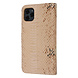 UNIQ Accessory UNIQ Accessory Goud Slangenleer hoesje voor iPhone 11 Pro Max - Book Case UNIQ Accessory UNIQ Accessory Goud Slangenleer hoesje voor iPhone 11 Pro Max - Book Case
