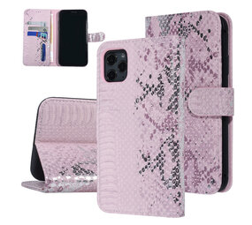 UNIQ Accessory UNIQ Accessory iPhone 11 Pro Max Pink Schlangenhaut Book-Case hul UNIQ Accessory UNIQ Accessory iPhone 11 Pro Max Pink Schlangenhaut Book-Case hul