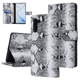 UNIQ Accessory UNIQ Accessory Galaxy Note 10 Noir et Blanc Peau de serpent Book type housse
