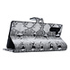 UNIQ Accessory UNIQ Accessory Galaxy Note 10 Noir et Blanc Peau de serpent Book type housse UNIQ Accessory UNIQ Accessory Galaxy Note 10 Noir et Blanc Peau de serpent Book type housse