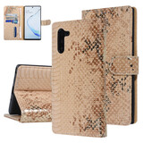 UNIQ Accessory UNIQ Accessory Galaxy Note 10 Or Peau de serpent Book type housse