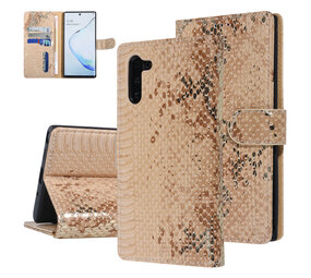 UNIQ Accessory UNIQ Accessory Galaxy Note 10 Or Peau de serpent Book type housse UNIQ Accessory UNIQ Accessory Galaxy Note 10 Or Peau de serpent Book type housse