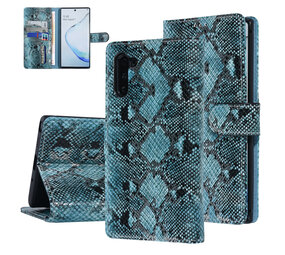 UNIQ Accessory UNIQ Accessory Galaxy Note 10 Schwarz und Grun Schlangenhaut Book-Case hul UNIQ Accessory UNIQ Accessory Galaxy Note 10 Schwarz und Grun Schlangenhaut Book-Case hul