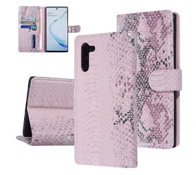 UNIQ Accessory UNIQ Accessory Galaxy Note 10 Pink Schlangenhaut Book-Case hul UNIQ Accessory UNIQ Accessory Galaxy Note 10 Pink Schlangenhaut Book-Case hul