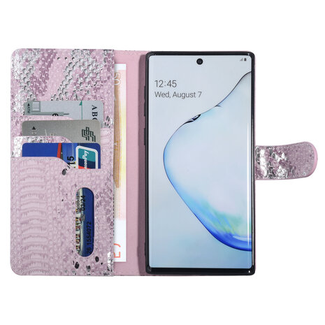 UNIQ Accessory UNIQ Accessory Samsung Galaxy Note 10 Pink Snakeskin Book type case UNIQ Accessory UNIQ Accessory Samsung Galaxy Note 10 Pink Snakeskin Book type case