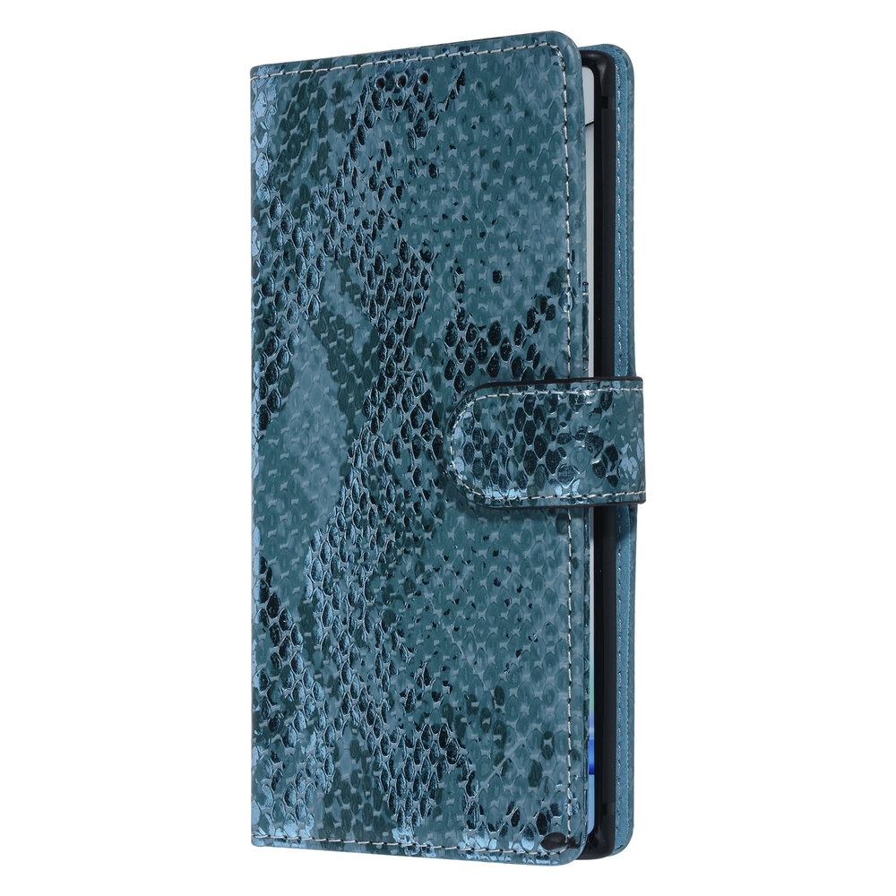 UNIQ Accessory UNIQ Accessory Galaxy Note 10 Grün Schlangenhaut Book-Case hul UNIQ Accessory UNIQ Accessory Galaxy Note 10 Grün Schlangenhaut Book-Case hul