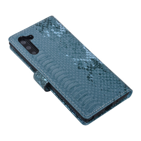 UNIQ Accessory UNIQ Accessory Samsung Galaxy Note 10 Green Snakeskin Book type case UNIQ Accessory UNIQ Accessory Samsung Galaxy Note 10 Green Snakeskin Book type case