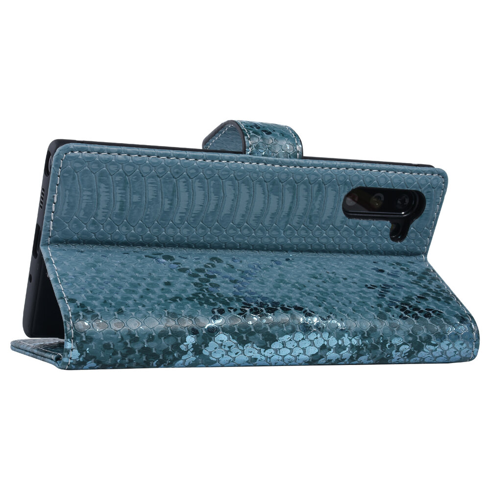 UNIQ Accessory UNIQ Accessory Samsung Galaxy Note 10 Green Snakeskin Book type case UNIQ Accessory UNIQ Accessory Samsung Galaxy Note 10 Green Snakeskin Book type case