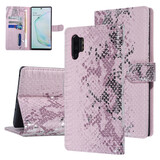 UNIQ Accessory UNIQ Accessory Galaxy Note 10 Plus Rose Peau de serpent Book type housse