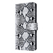 UNIQ Accessory UNIQ Accessory Zwart en Wit Slangenleer hoesje voor Galaxy S10 - Book Case UNIQ Accessory UNIQ Accessory Zwart en Wit Slangenleer hoesje voor Galaxy S10 - Book Case