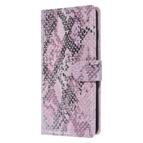 UNIQ Accessory UNIQ Accessory Galaxy S10 Pink Schlangenhaut Book-Case hul UNIQ Accessory UNIQ Accessory Galaxy S10 Pink Schlangenhaut Book-Case hul