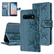 UNIQ Accessory UNIQ Accessory Galaxy S10 Grün Schlangenhaut Book-Case hul UNIQ Accessory UNIQ Accessory Galaxy S10 Grün Schlangenhaut Book-Case hul