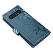 UNIQ Accessory UNIQ Accessory Turquoise Slangenleer hoesje voor Galaxy S10 - Book Case UNIQ Accessory UNIQ Accessory Turquoise Slangenleer hoesje voor Galaxy S10 - Book Case