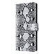 UNIQ Accessory UNIQ Accessory Zwart en Wit Slangenleer hoesje voor Galaxy S10 Plus- Book Case UNIQ Accessory UNIQ Accessory Zwart en Wit Slangenleer hoesje voor Galaxy S10 Plus- Book Case