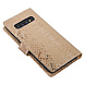 UNIQ Accessory UNIQ Accessory Goud Slangenleer hoesje voor Galaxy S10 Plus - Book Case UNIQ Accessory UNIQ Accessory Goud Slangenleer hoesje voor Galaxy S10 Plus - Book Case