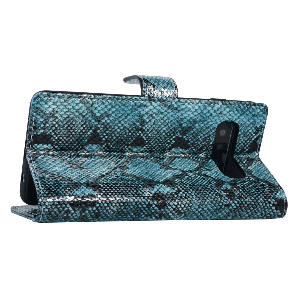 UNIQ Accessory UNIQ Accessory Galaxy S10 Plus Noir et Vert Peau de serpent Book type housse UNIQ Accessory UNIQ Accessory Galaxy S10 Plus Noir et Vert Peau de serpent Book type housse