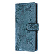 UNIQ Accessory UNIQ Accessory Turquoise Slangenleer hoesje voor Galaxy S10 Plus - Book Case UNIQ Accessory UNIQ Accessory Turquoise Slangenleer hoesje voor Galaxy S10 Plus - Book Case