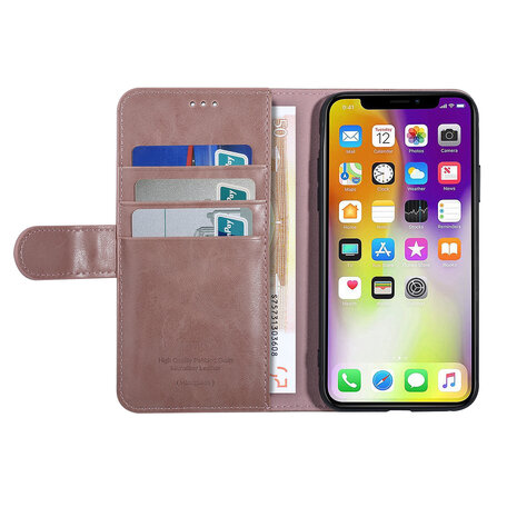 UNIQ Accessory UNIQ Accessory iPhone X-Xs Pink Sanfte Berührung Book-Case hul UNIQ Accessory UNIQ Accessory iPhone X-Xs Pink Sanfte Berührung Book-Case hul