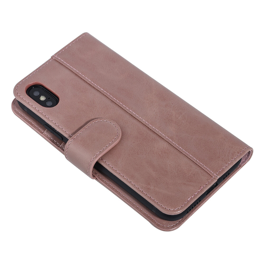 UNIQ Accessory UNIQ Accessory iPhone X-Xs Pink Sanfte Berührung Book-Case hul UNIQ Accessory UNIQ Accessory iPhone X-Xs Pink Sanfte Berührung Book-Case hul