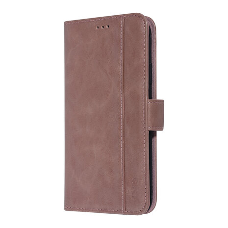 UNIQ Accessory UNIQ Accessory Roze hoesje iPhone XR - Book Case - Zachte huid UNIQ Accessory UNIQ Accessory Roze hoesje iPhone XR - Book Case - Zachte huid