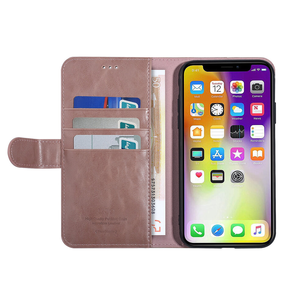 UNIQ Accessory UNIQ Accessory iPhone XR Pink Sanfte Berührung Book-Case hul UNIQ Accessory UNIQ Accessory iPhone XR Pink Sanfte Berührung Book-Case hul