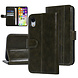 UNIQ Accessory UNIQ Accessory DonkerGroen hoesje iPhone XR - Book Case - Zachte huid UNIQ Accessory UNIQ Accessory DonkerGroen hoesje iPhone XR - Book Case - Zachte huid