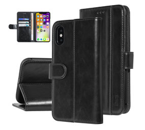 UNIQ Accessory UNIQ Accessory Zwart hoesje iPhone Xs Max - Book Case - Zachte huid UNIQ Accessory UNIQ Accessory Zwart hoesje iPhone Xs Max - Book Case - Zachte huid